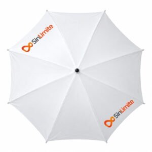 Sombrilla estampada con logo