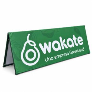 Tijera publicitaria con lona personalizado