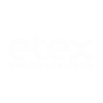logo etex blanco